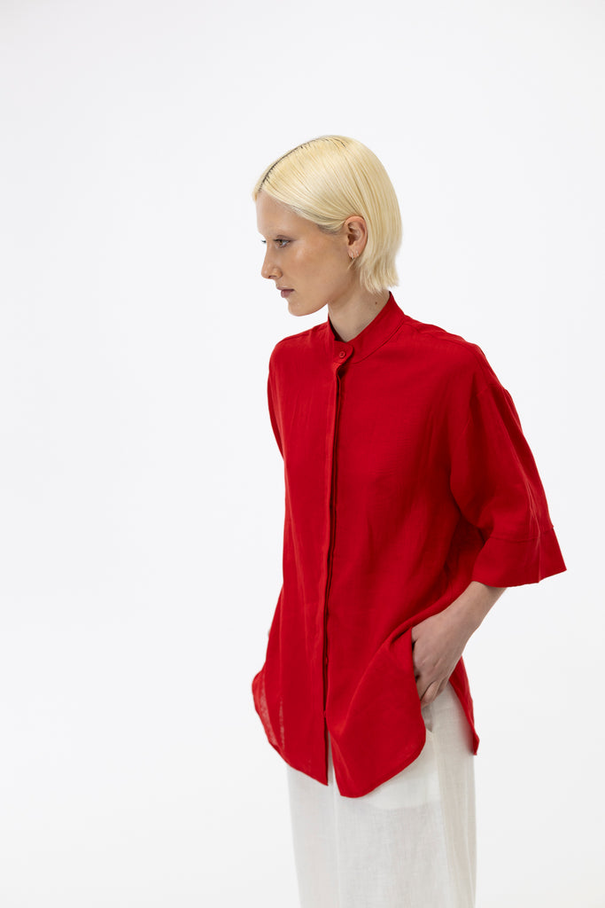 Oversized shirt / Scarlet