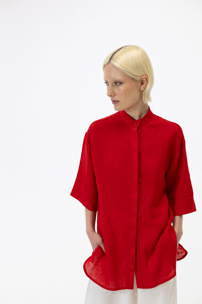 Oversized shirt / Scarlet