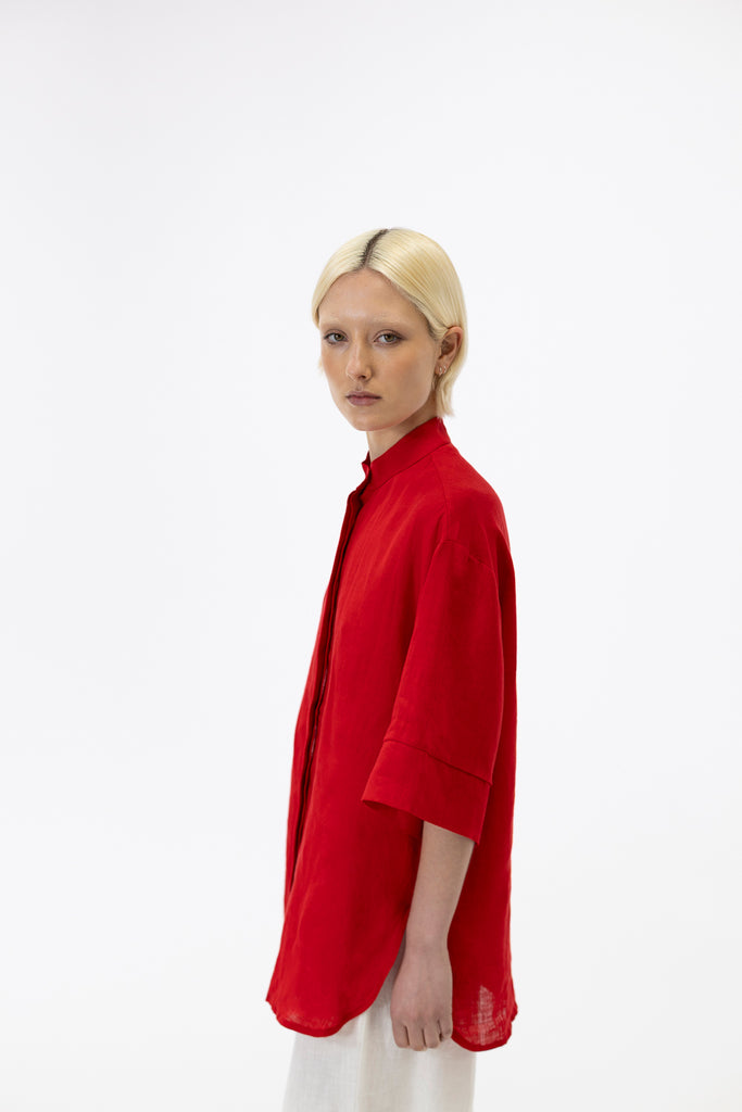 Oversized shirt / Scarlet