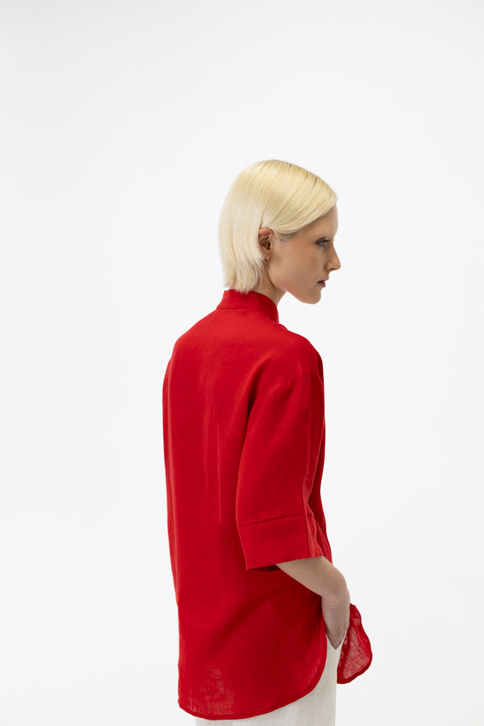 Oversized shirt / Scarlet