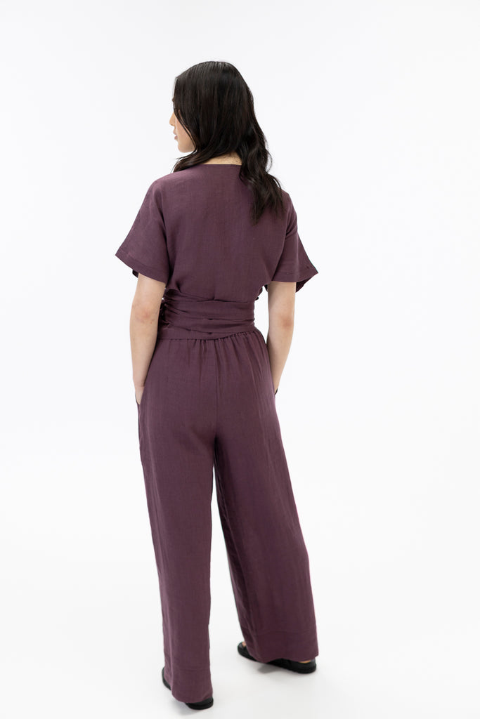 Wrap top / Grape