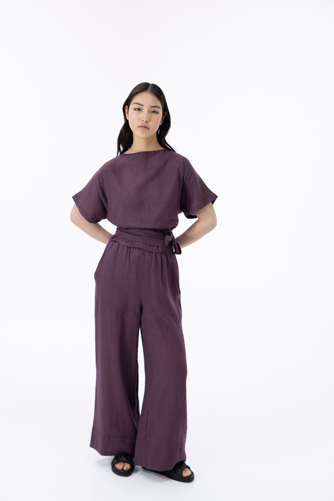Wrap top / Grape