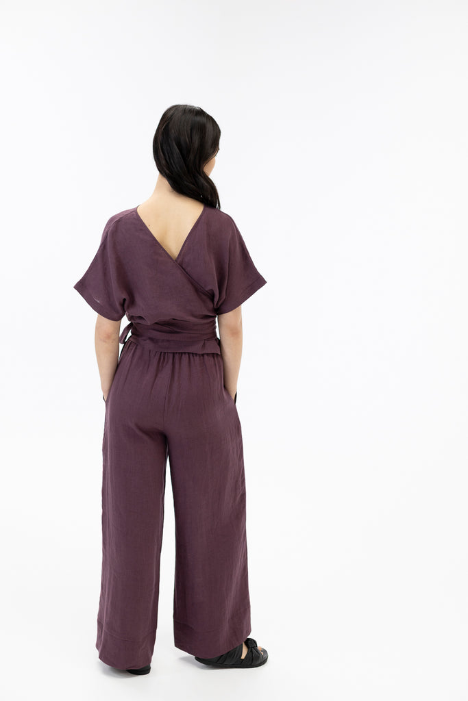 Wrap top / Grape