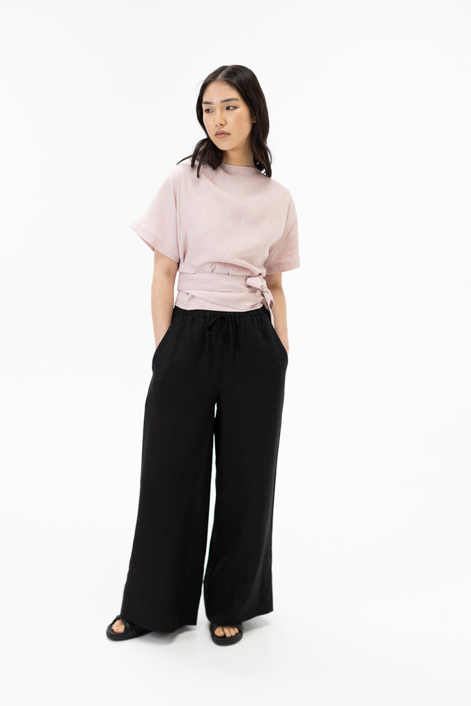 Wrap top / Ballet pink