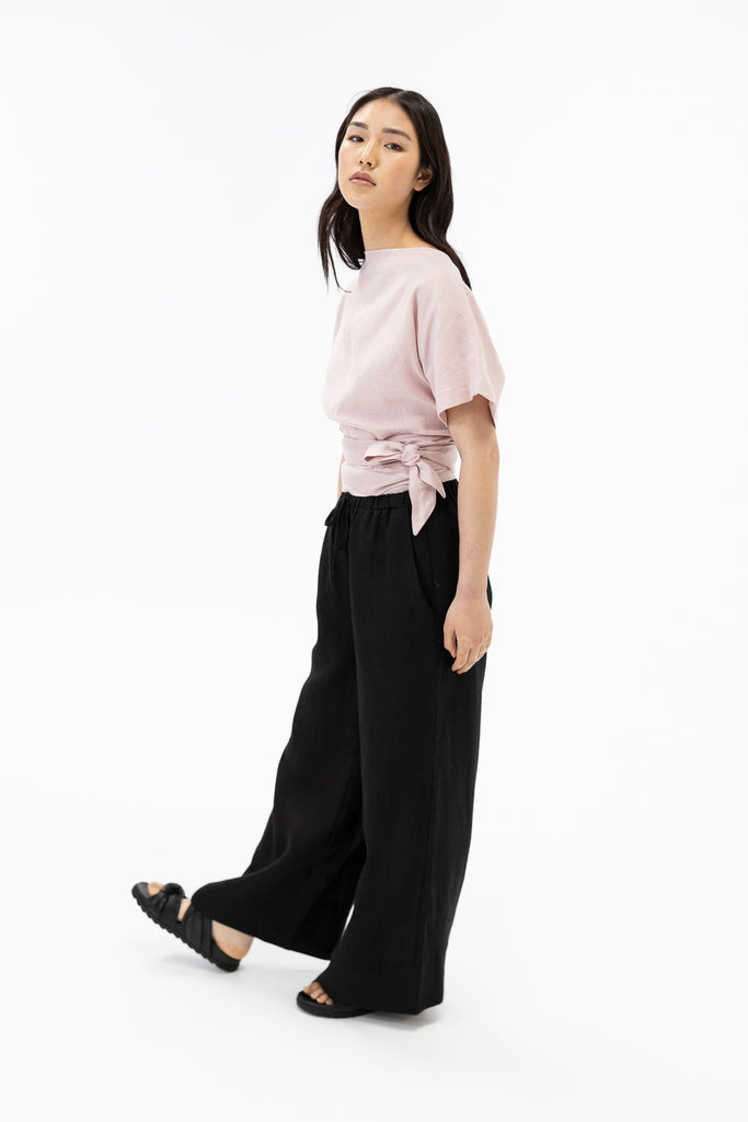 Wrap top / Ballet pink