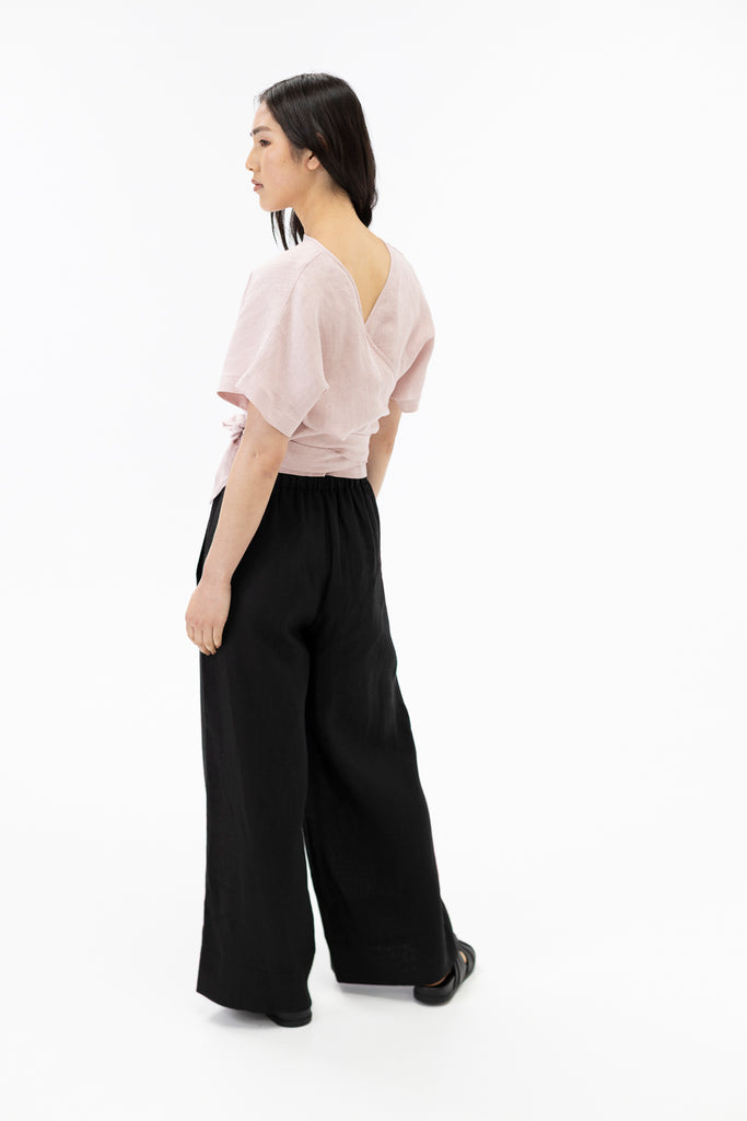 Wrap top / Ballet pink