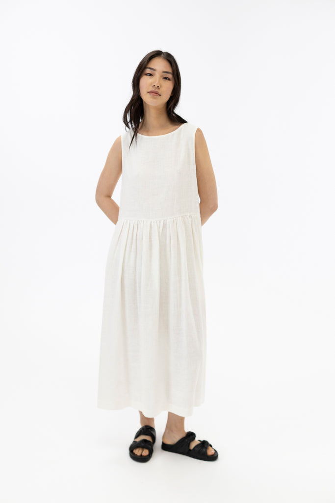 Sleeveless Dress / Milk