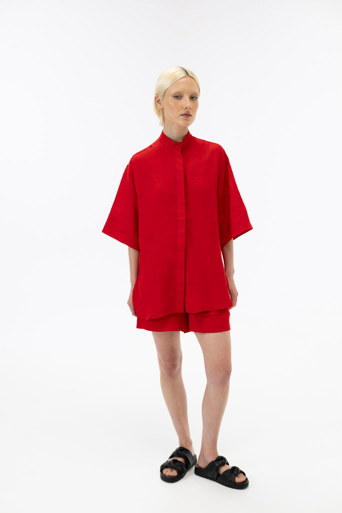 Oversized shirt / Scarlet