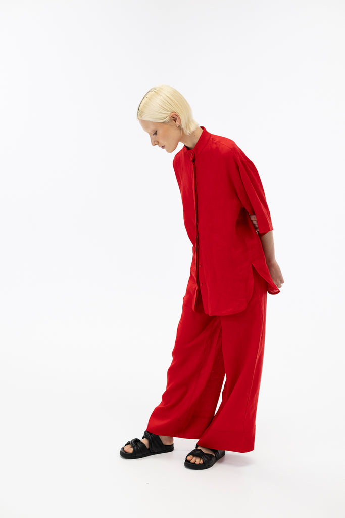Oversized shirt / Scarlet