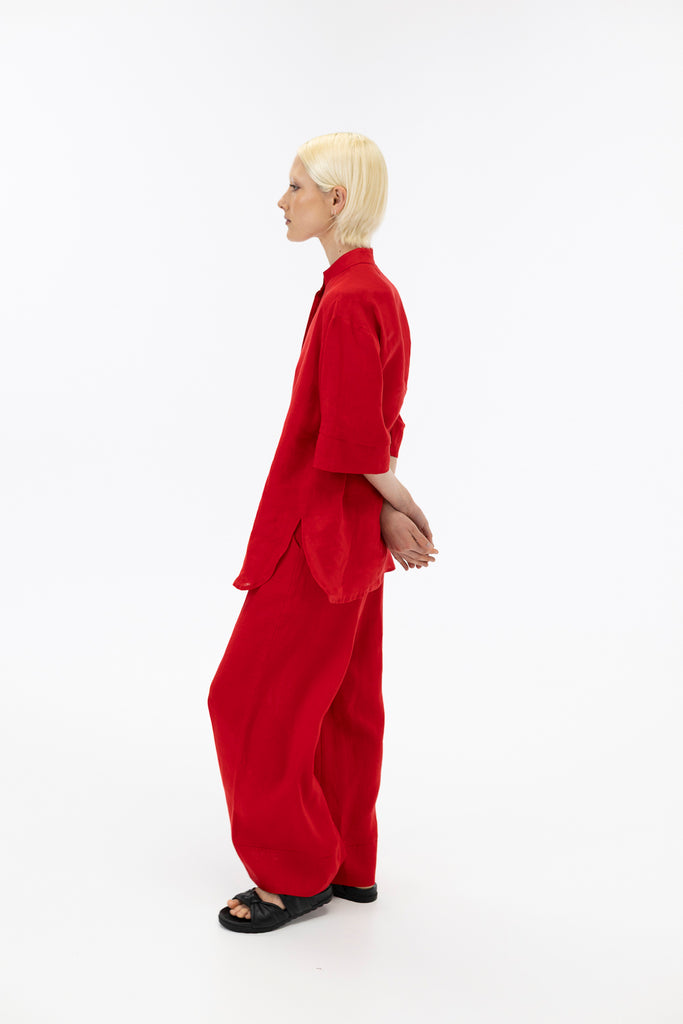 Oversized shirt / Scarlet