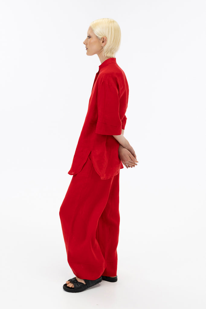 Oversized shirt / Scarlet