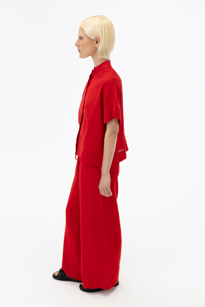 Wide leg pants / Scarlet