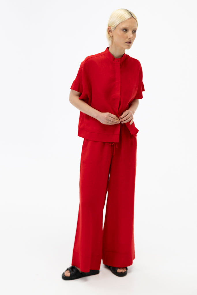 Wide leg pants / Scarlet