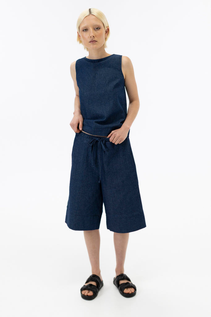 Long Shorts / Ink Denim