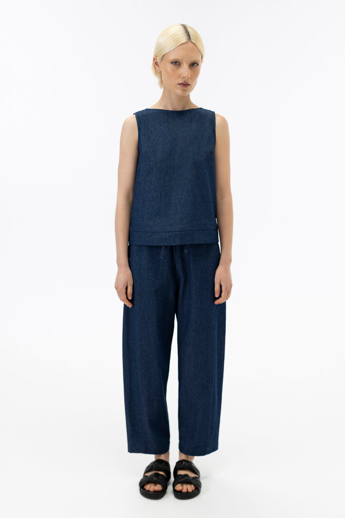 Barrel Pants / Ink Denim