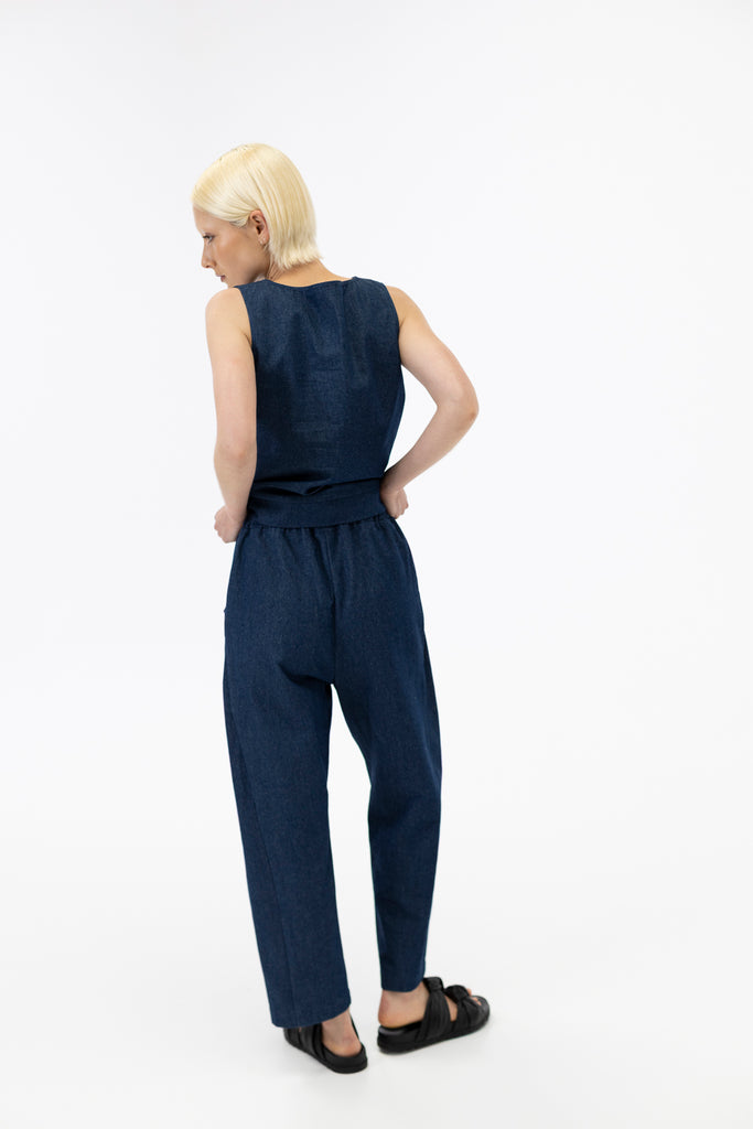 Barrel Pants / Ink Denim