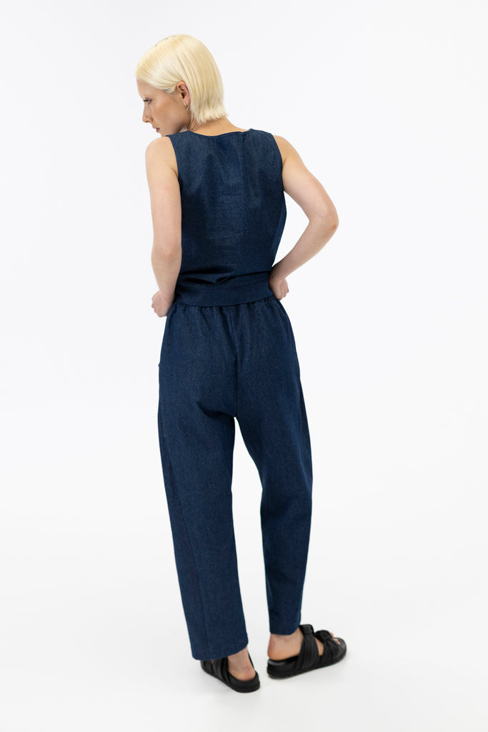 Barrel Pants / Ink Denim