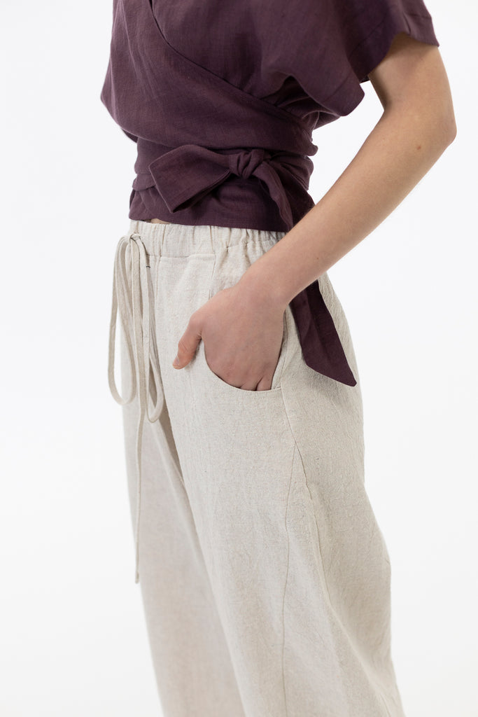 Barrel Pants / Ecru