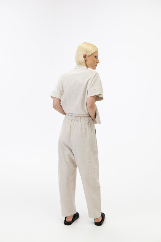 Barrel Pants / Ecru