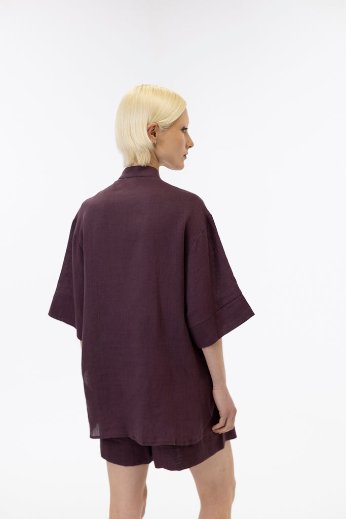 Oversized shirt / Grape