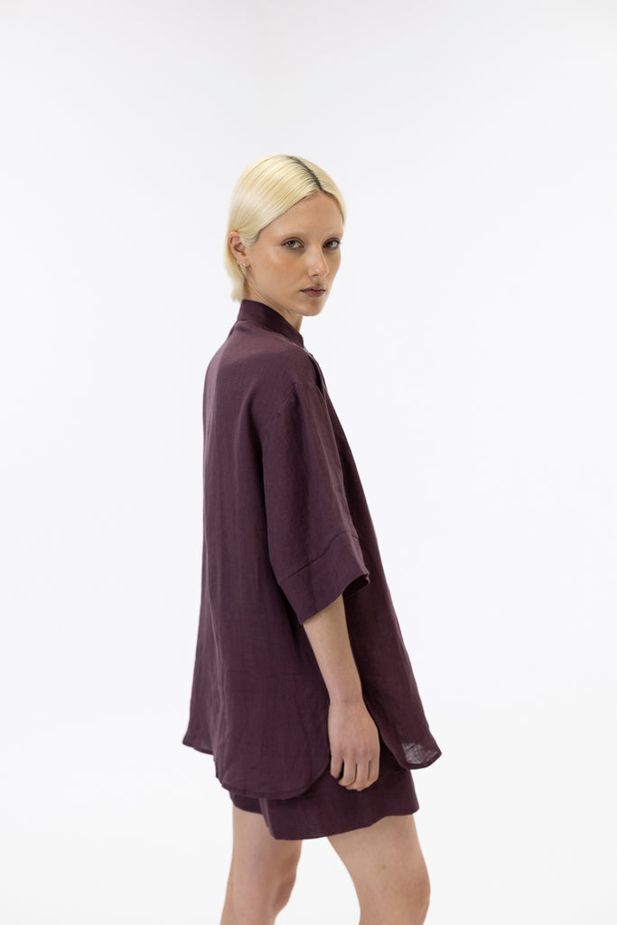 Oversized shirt / Grape