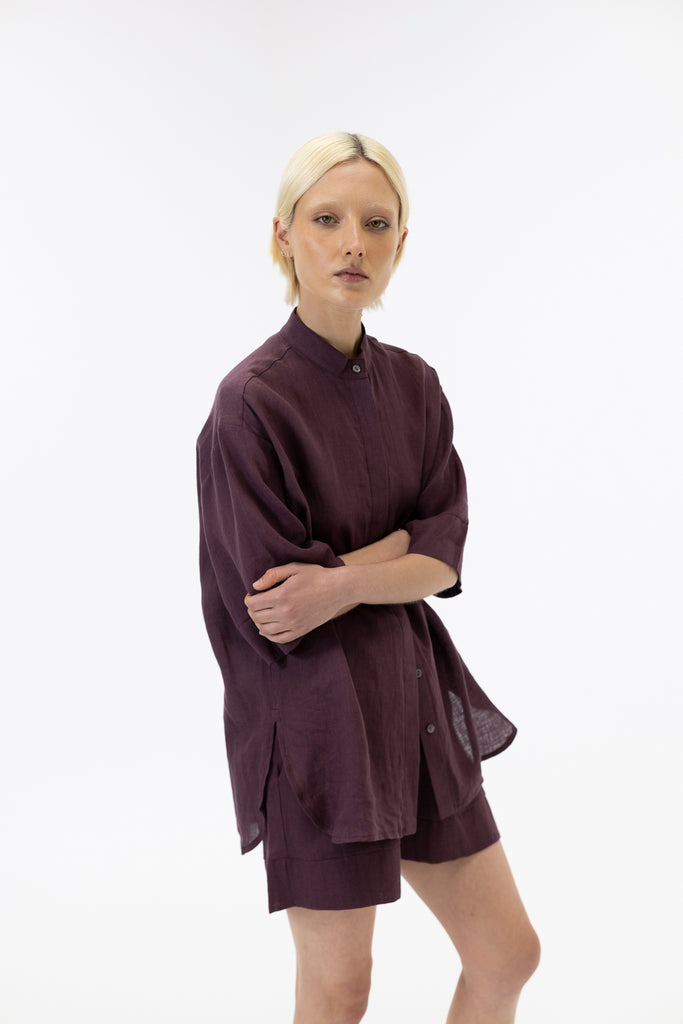 Oversized shirt / Grape