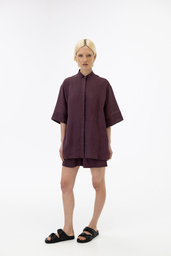 Oversized shirt / Grape