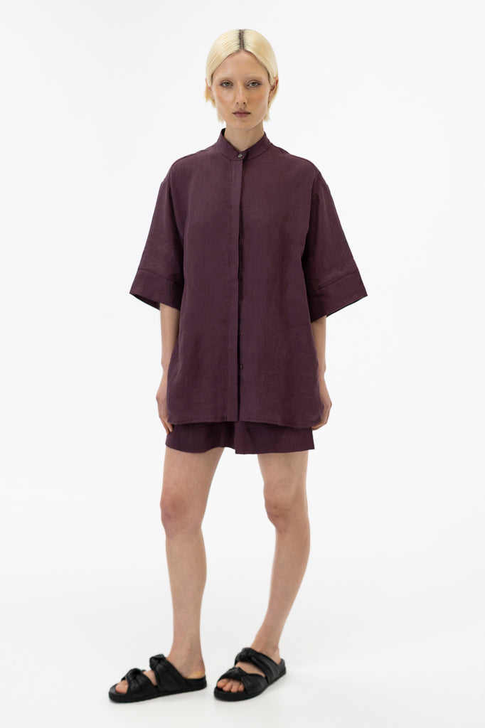 Oversized shirt / Grape