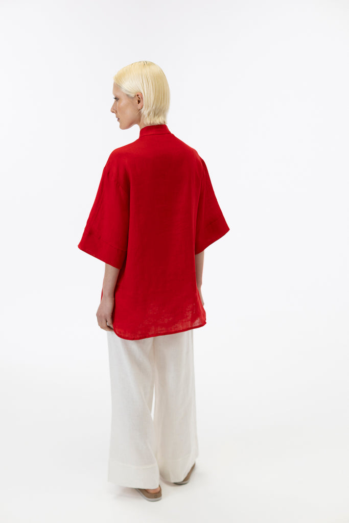 Oversized shirt / Scarlet