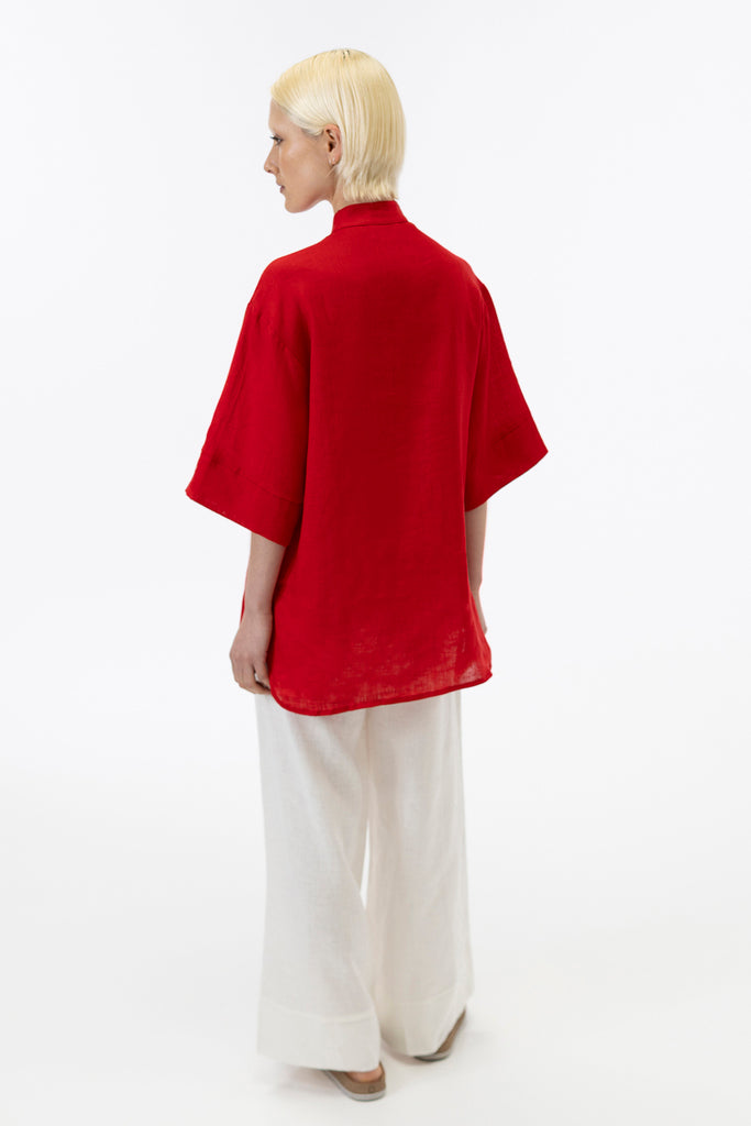 Oversized shirt / Scarlet