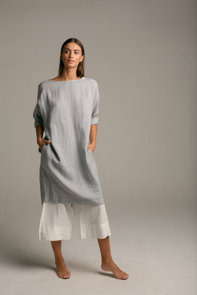 Cocoon Dress / polar grey