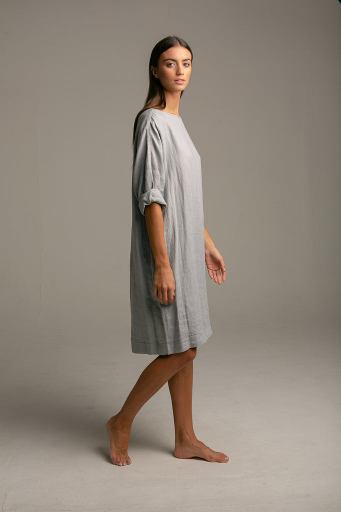 Cocoon Dress / polar grey