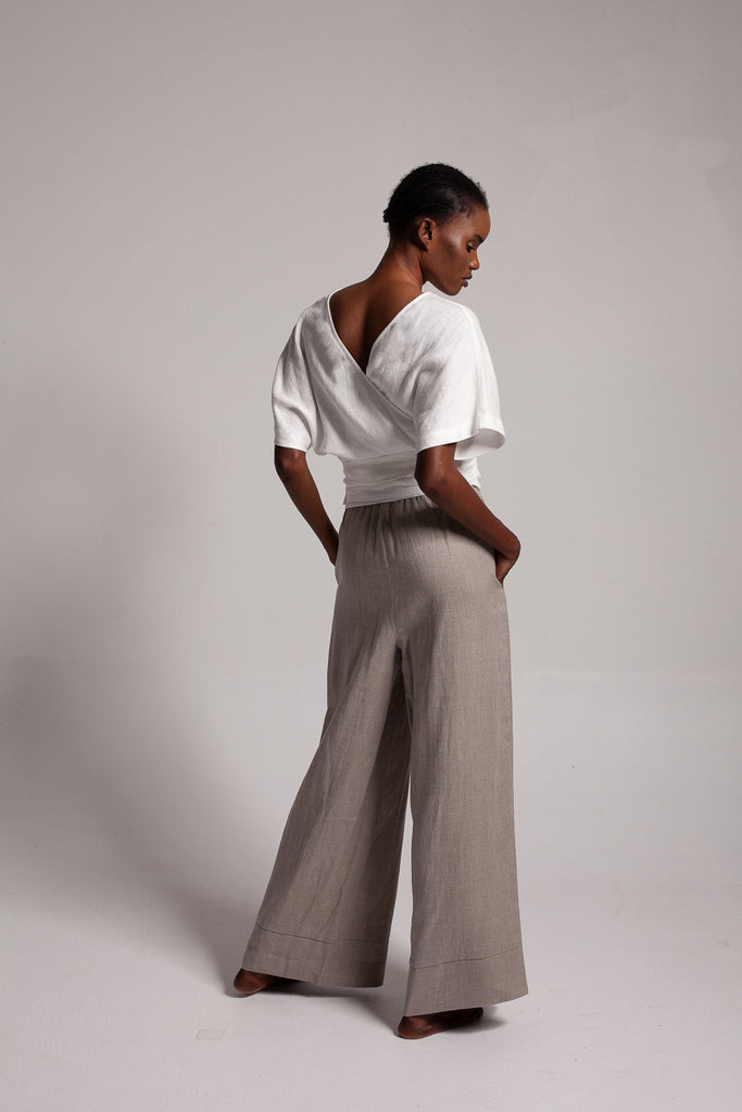 Wrap top / Milk White